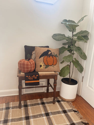 Stuffed Pumpkin Ornament 8